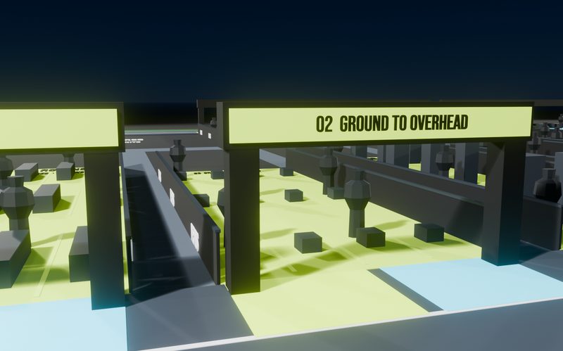 Station 2, Ground to Overhead